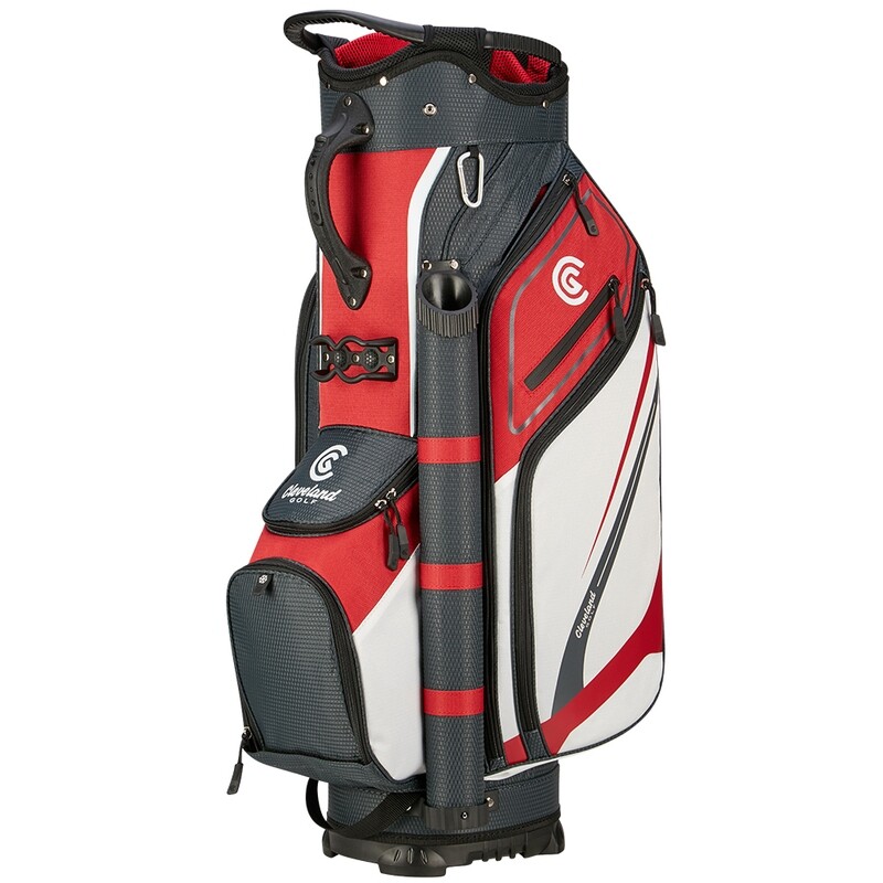 Cleveland 2022 CG Lite Cart Golf Bag - Red/White/Charcoal