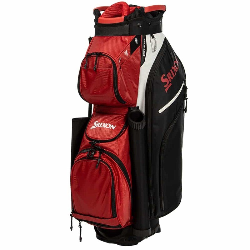 Srixon 2022 Performance Cart Bag - Black/White/Red