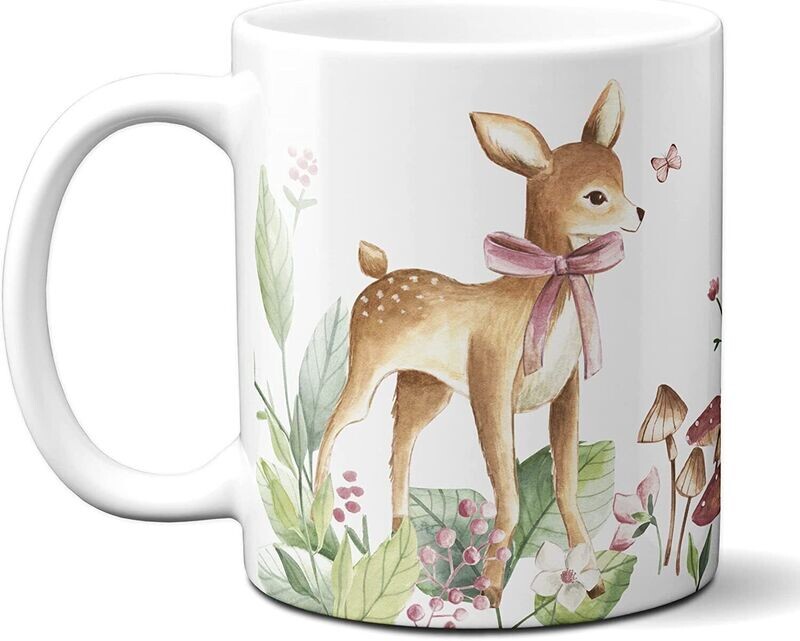 Tasse mit Rehkitz für Kids