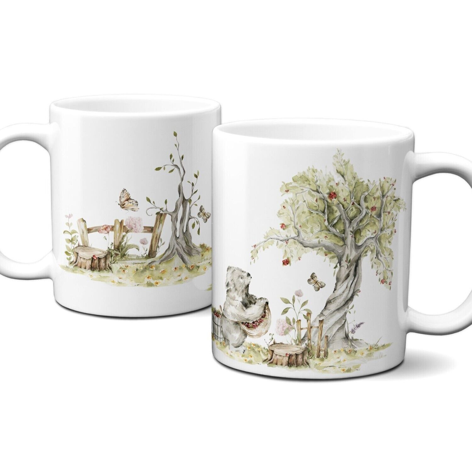 Tasse mit Waldgeschichte
