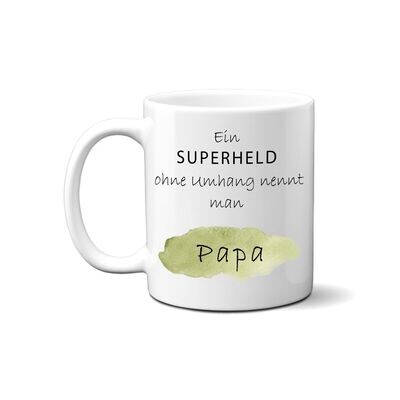 individuelle Tasse für Ihren persönlichen Superheld