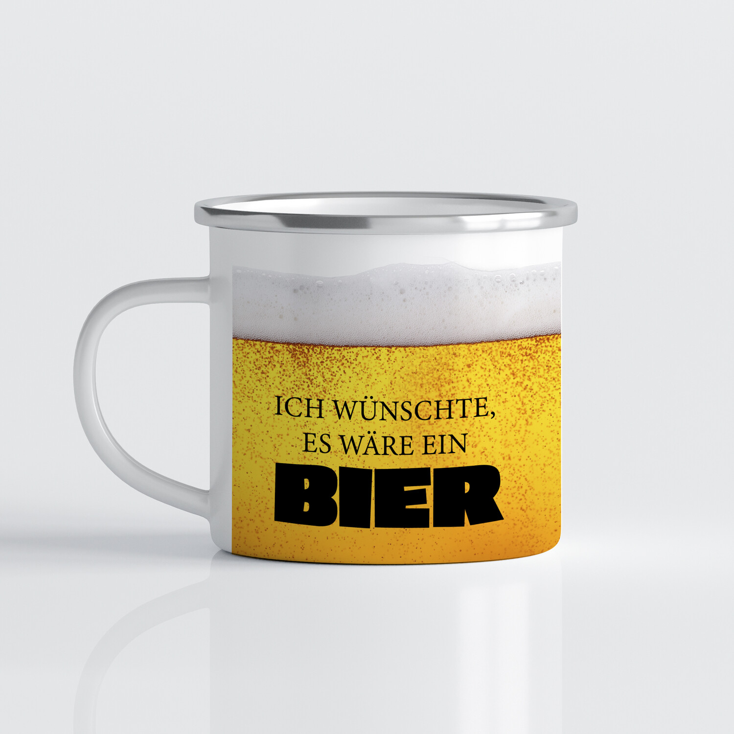 Tasse im Bier Look