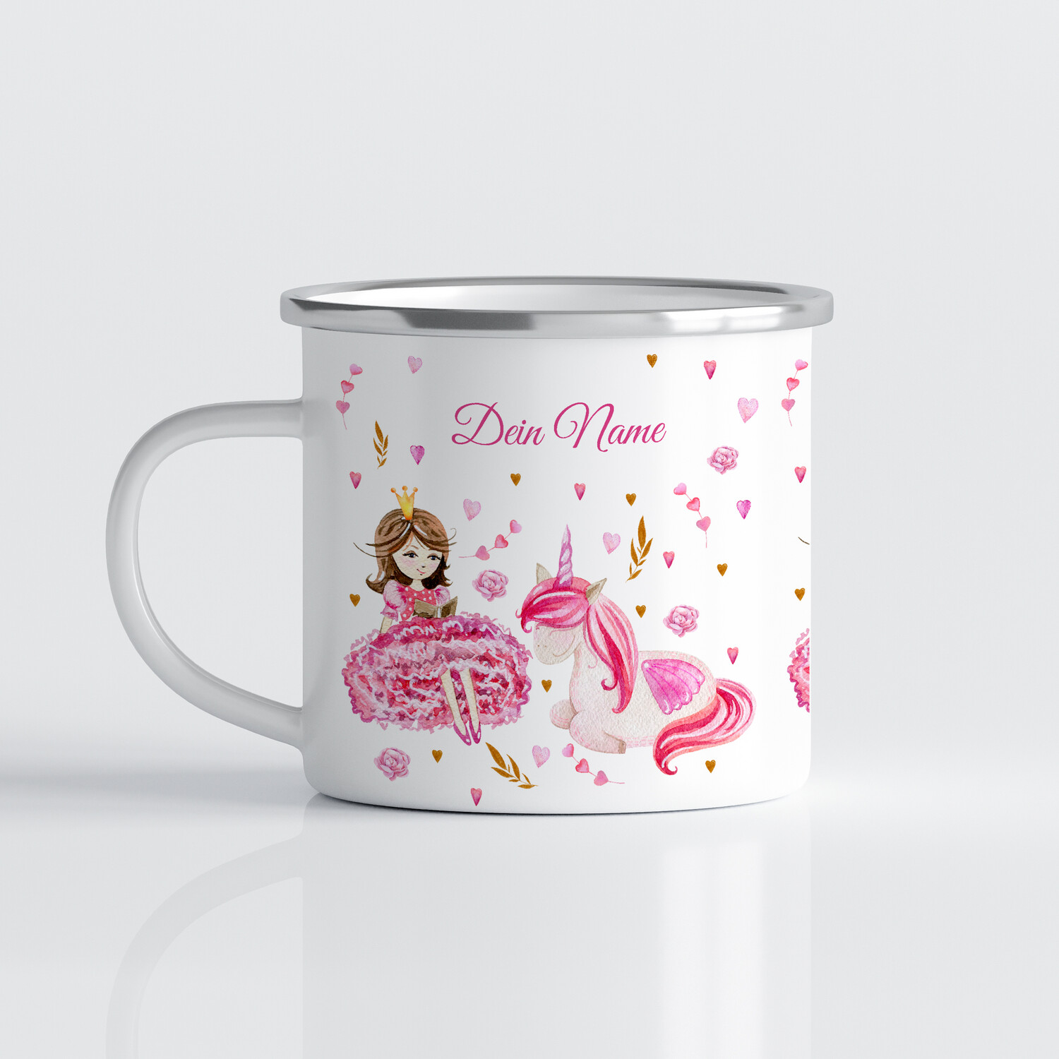 personalisierte Tasse für Prinzessinnen