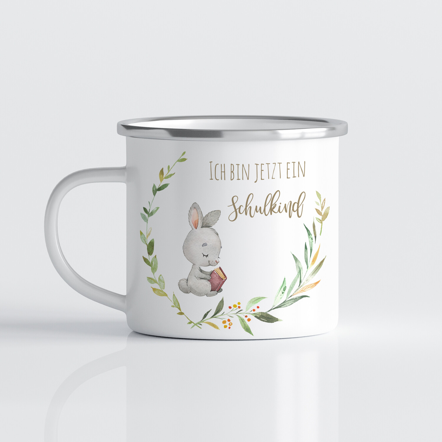 Tasse für Schulkinder mit Hase