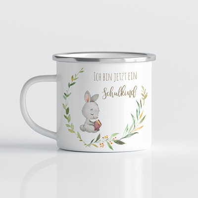 Tasse für Schulkinder mit Hase