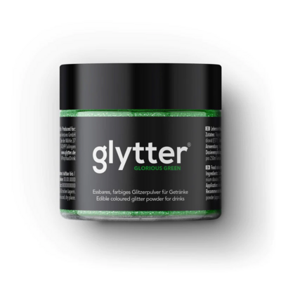 Glitter für Ihr Getränk im Metallic Look - GLYTTER Glorius Green