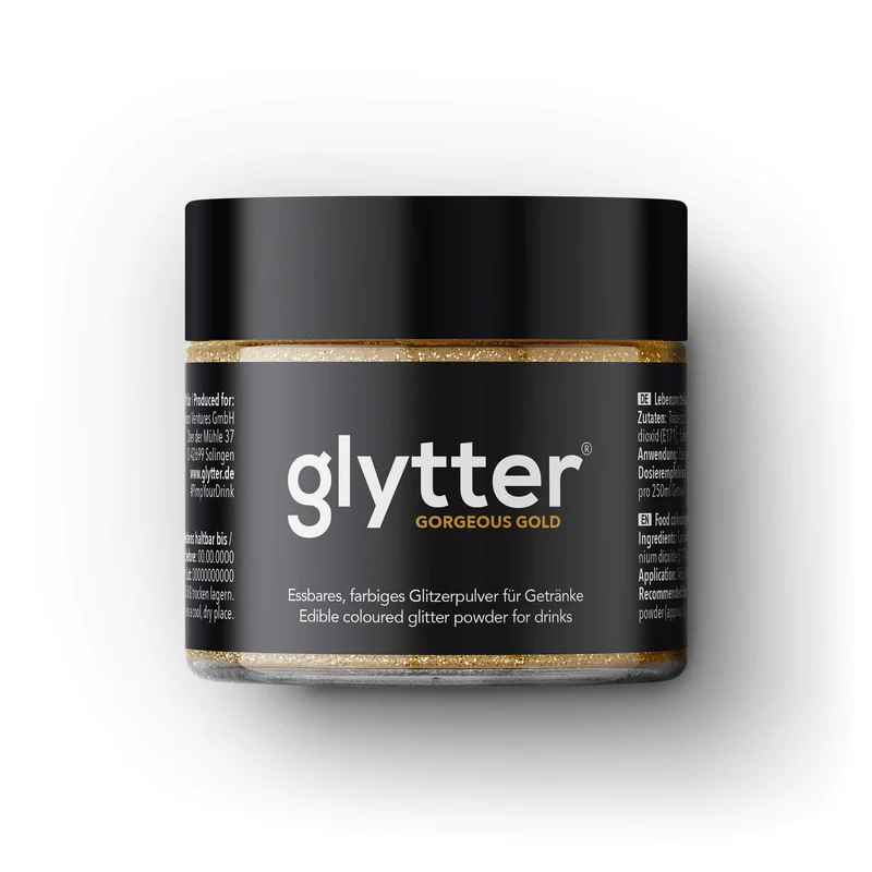 Glitter für Ihr Getränk im Metallic Look - GLYTTER Gorgeus Gold