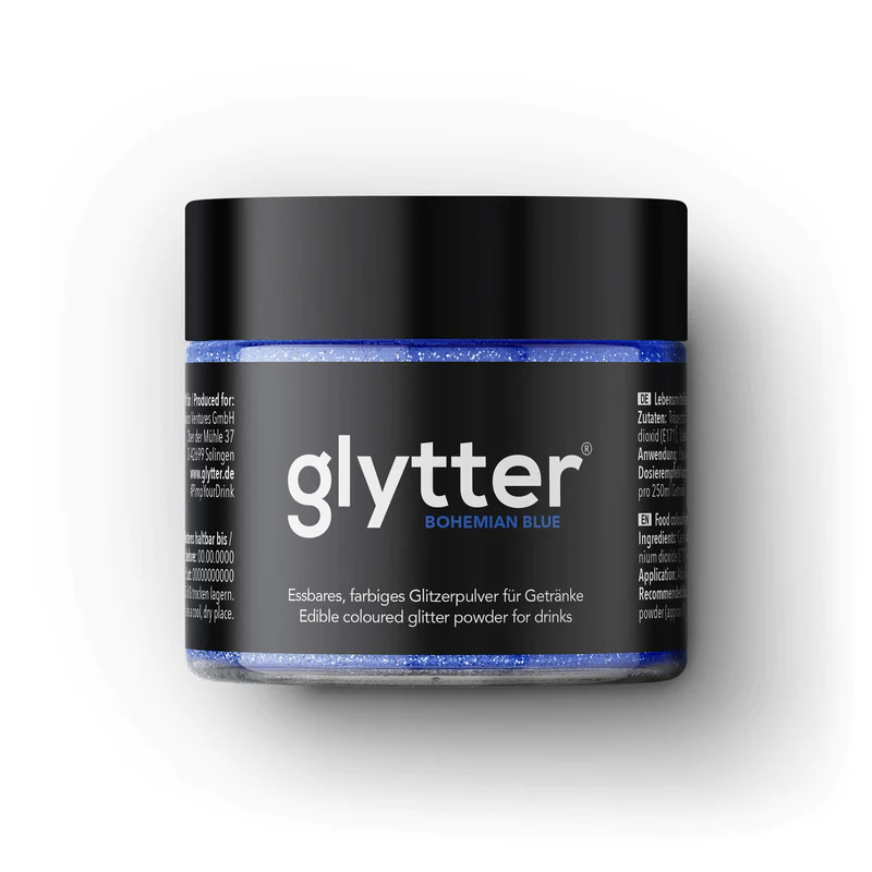 Glitter für Ihr Getränk im Metallic Look - GLYTTER Bohemian Blue