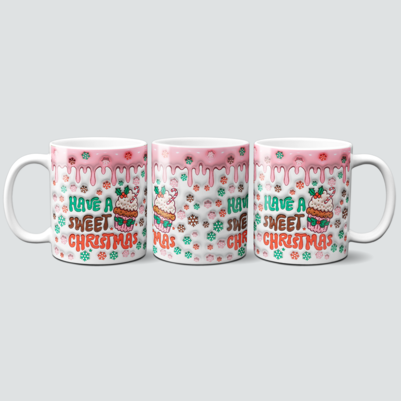 Tasse - Have a sweet Christmas - im 3D Design