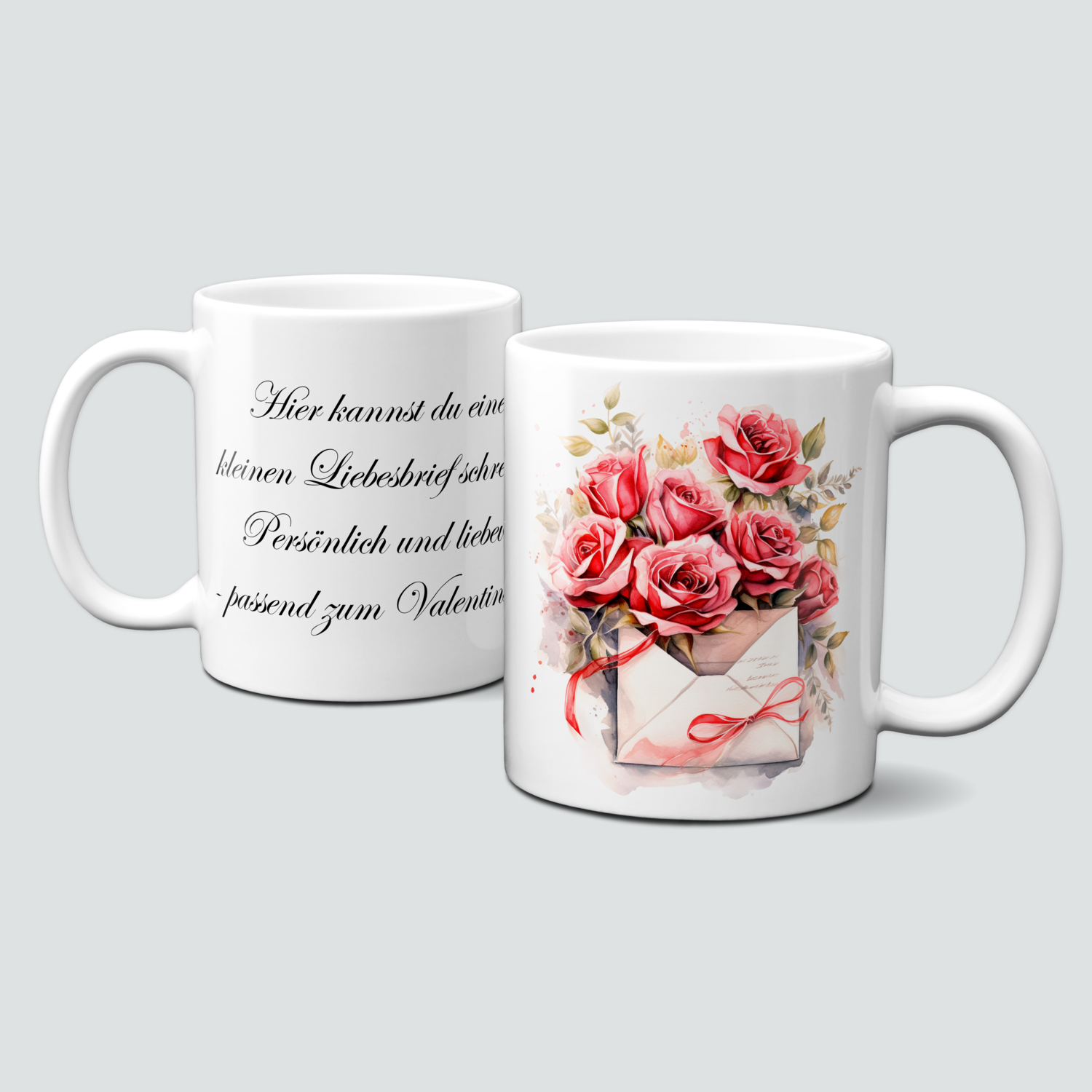 persönlicher Liebesbrief auf deiner Tasse