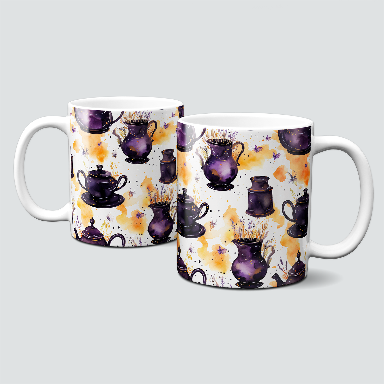 Tasse mit Halloween Motiv - Hexengetränke -