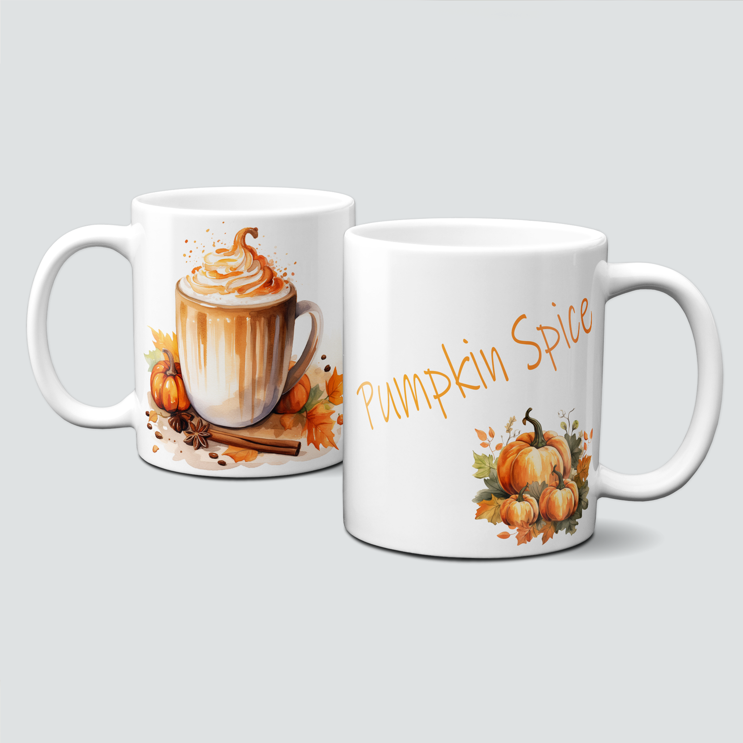 Tasse mit tollen Herbstmotiven - Pumpkin Spice