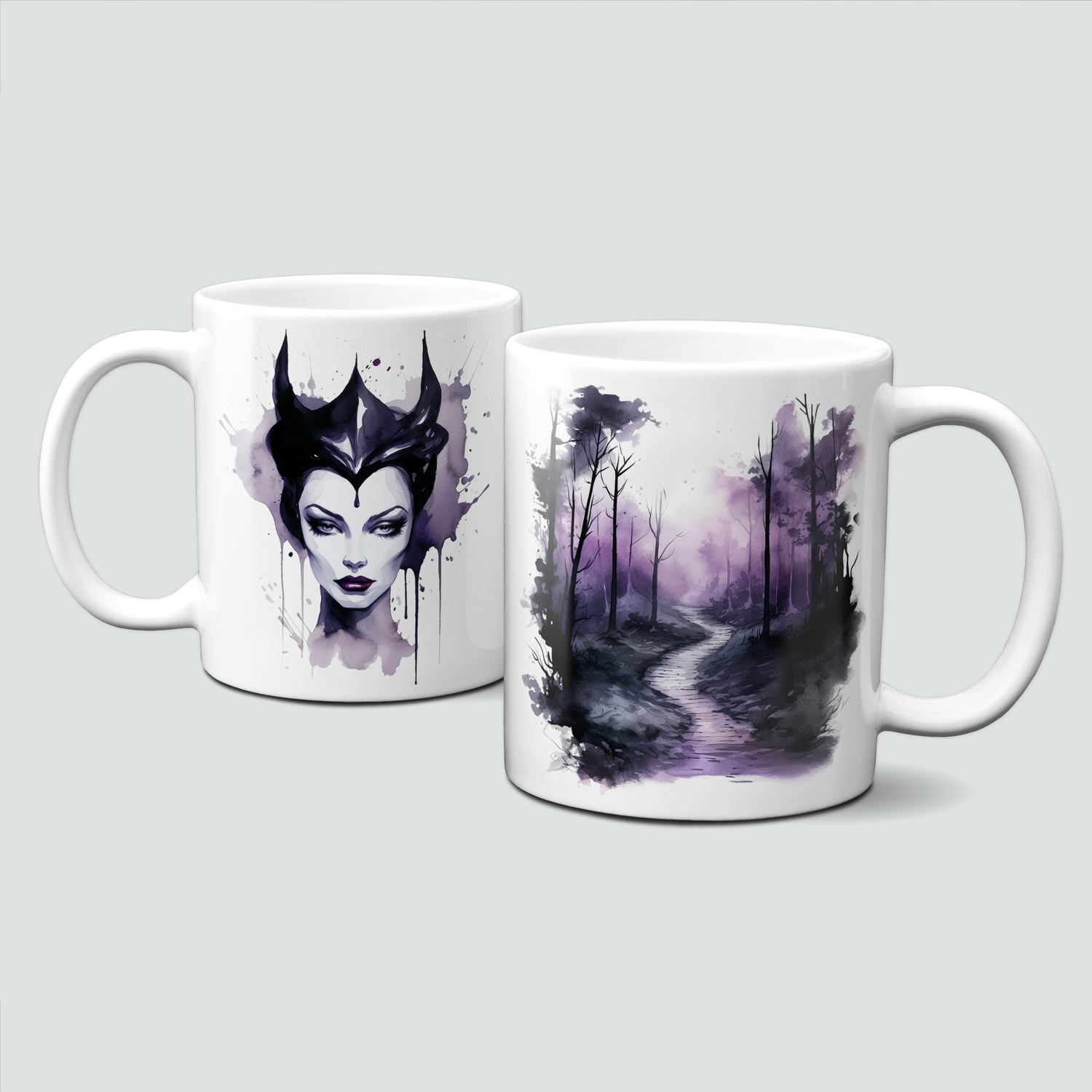 Tasse für Halloween - dunkle Magie, Frau mit Hörnern, Horror