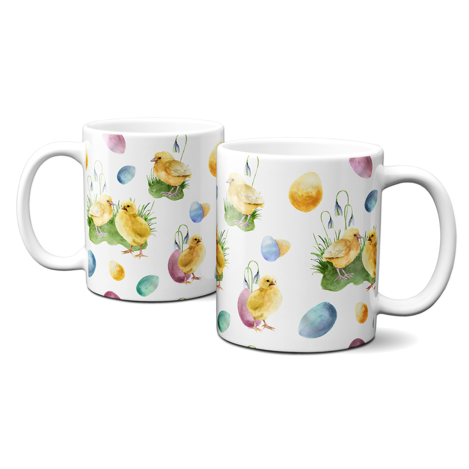 Ostertasse - Happy Eastern - Ostern - Hasen - Wiese - Eier