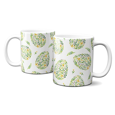 Frühlingstasse - Frohe Ostern - Frohe Ostern - Pflanzen - Blüten - Eier