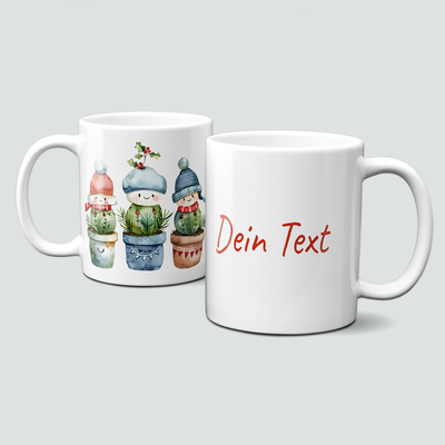 oh-cuptastic Tasse, Weihnachten-CuteChristmasPlants-Pflanzen-Blumen-Blumentopf-Personalisierbar oh-cuptastic Tasse, Weihnachten-CuteChristmasPlants-Pflanzen-Blumen-Blumentopf-Personalisierbar