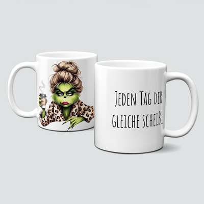oh-cuptastic Tasse, Weihnachten-Weihnachtsmuffel-Lady-Frau-Leo Bademantel-Jeden Tag oh-cuptastic Tasse, Weihnachten-Weihnachtsmuffel-Lady-Frau-Leo Bademantel-Jeden Tag