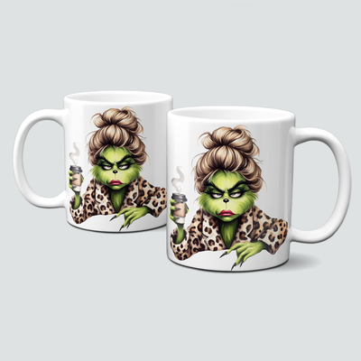 oh-cuptastic Tasse, Weihnachten-Lady-Weihnachtsmuffel-Frau-Leo Bademantel-Kaffee oh-cuptastic Tasse, Weihnachten-Lady-Weihnachtsmuffel-Frau-Leo Bademantel-Kaffee