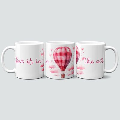 Love is in the air Tasse mit Heißluftballon Love is in the air Tasse mit Heißluftballon