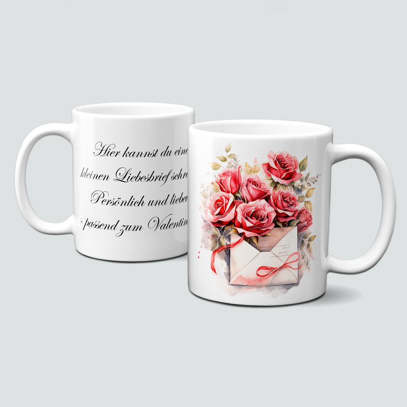persönlicher Liebesbrief auf deiner Tasse