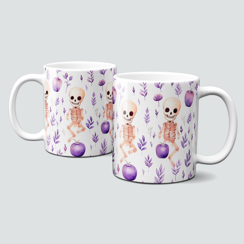 Tasse mit Halloween Motiven - Skeleton Dance - Teil 2
