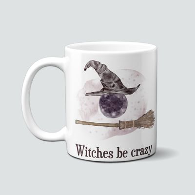 Tasse für Halloween mit Vollmond