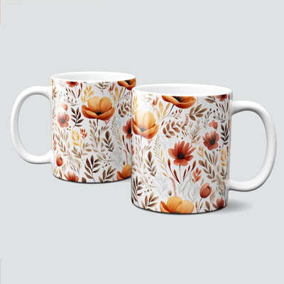 Tasse mit tollen Herbstmotiven - Autumn Flower, Blumenwiese im Herbst Tasse mit tollen Herbstmotiven - Autumn Flower, Blumenwiese im Herbst