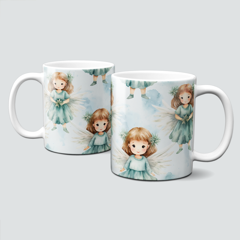 Tasse für Kaffee - Weihnachten - Adventzeit - Engel - Geschenk - Hell