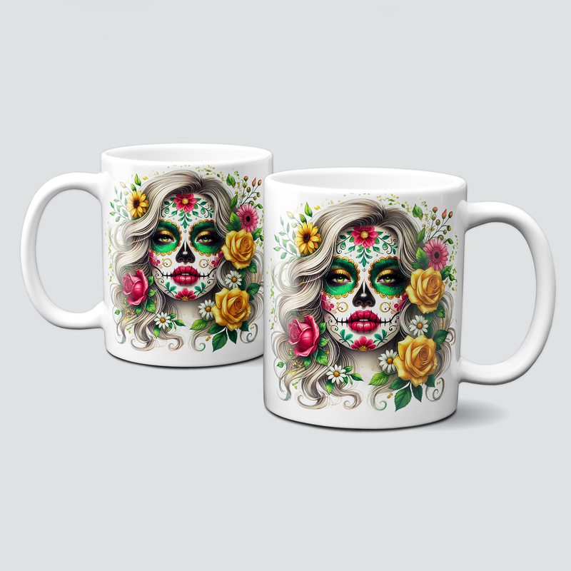 oh-cuptastic-Tasse - La Catarina - Blond, Rosen in Gelb und Rot
