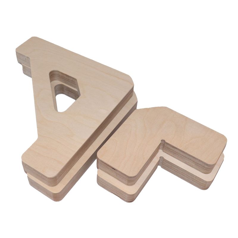 CNC-gefräster Winkelspanner aus 30mm Multiplex Set bestehend aus 4 Winkeln