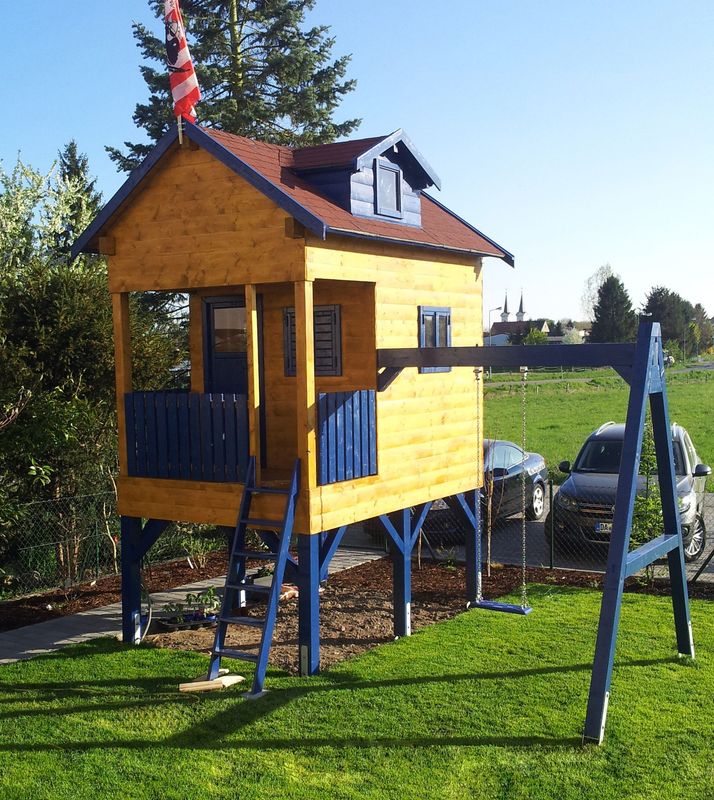 Bauplan Stelzenhaus für Kinder (und Erwachsene)  inkl. 3D-Modell