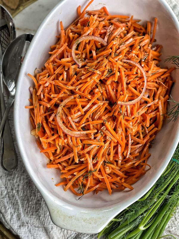 Sweet Shredded Carrot Salad
