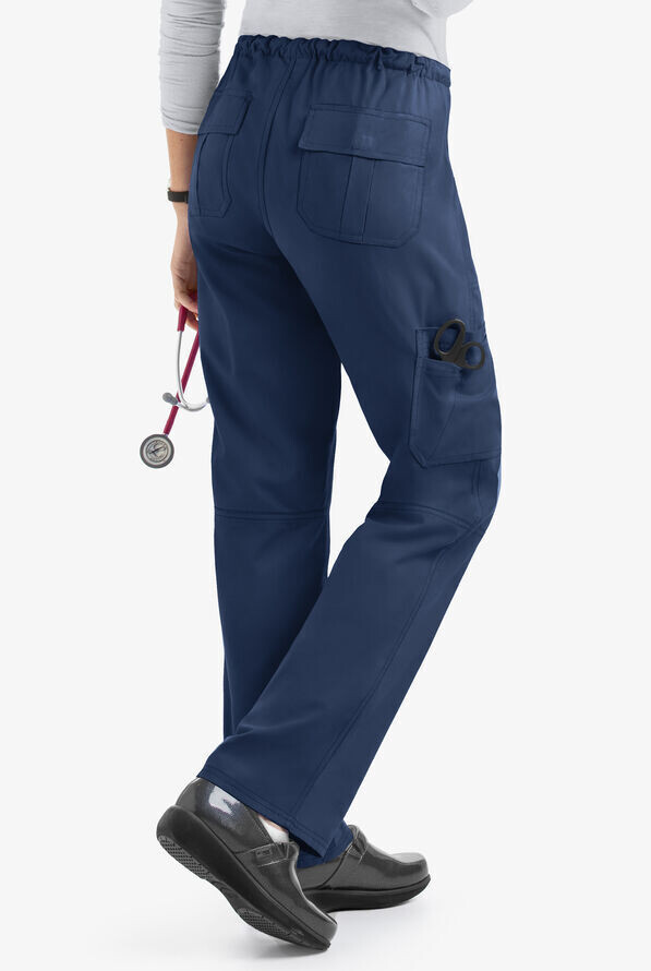 Women&#39;s Cargo Drawstring Scrub Pants