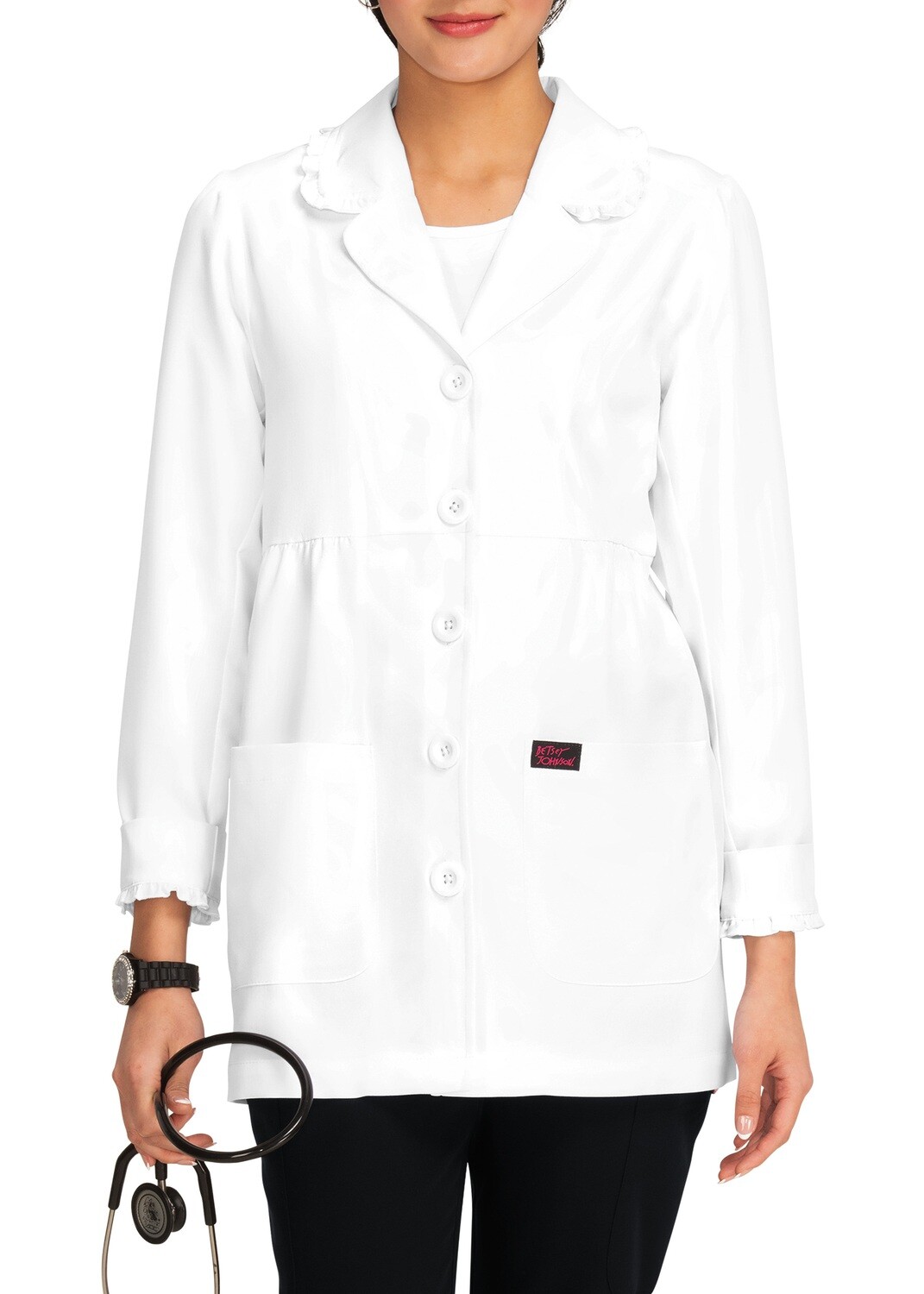 Betsey Johnson Juniper Women&#39;s 2-Pocket Lab Coat