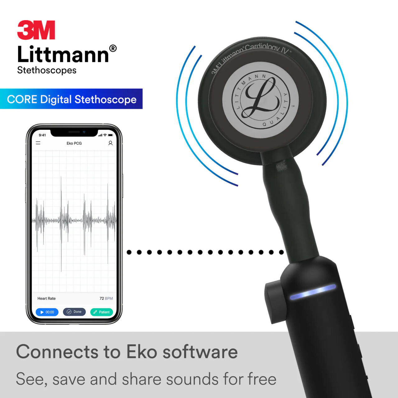 3M Littmann CORE Digital Stethoscope