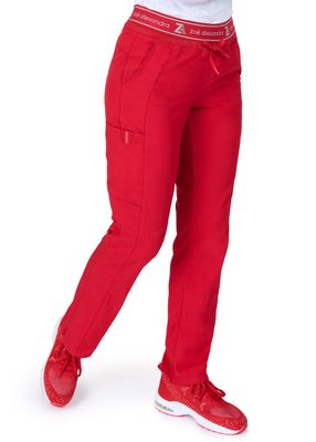 ZAVATE Zoë Alexandra 3027 Yoga pant with rib knit waistband and convertible drawstring