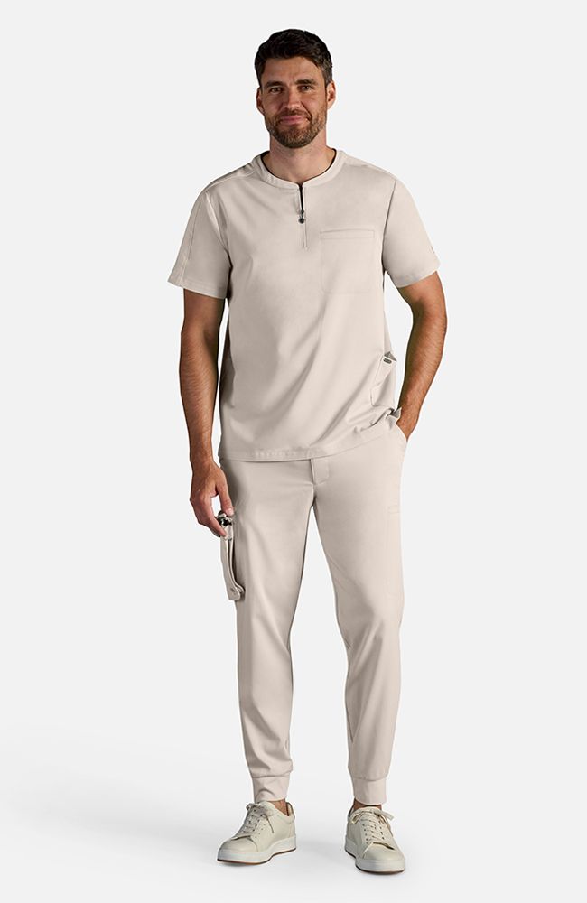 Men&#39;s Victor Quarter Zip Scrub Top