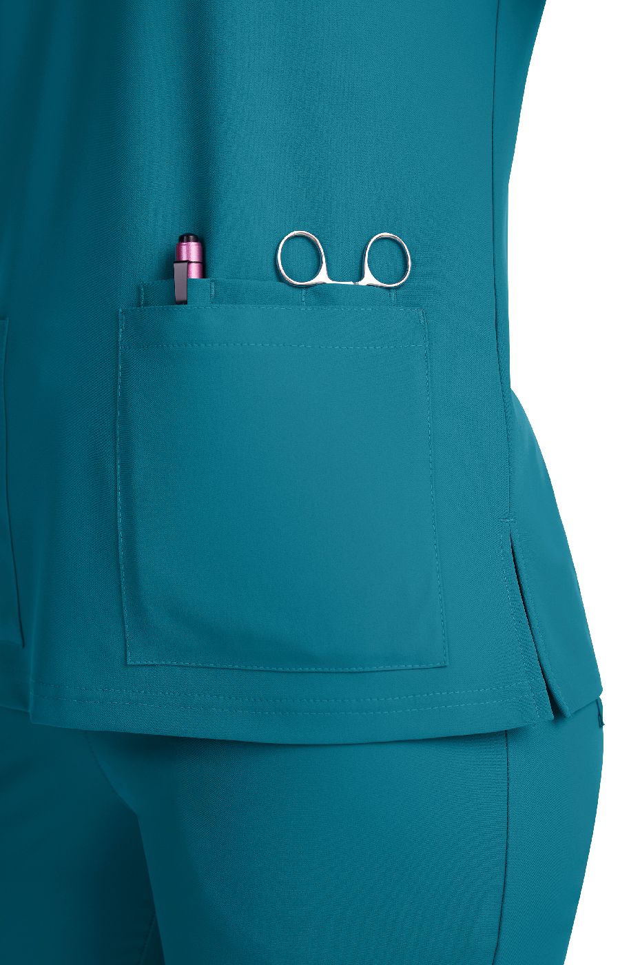 koi Cardi Women&#39;s 3-Pocket V-Neck Scrub Top