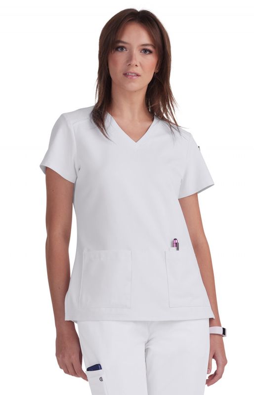 koi Cardi Women&#39;s 3-Pocket V-Neck Scrub Top