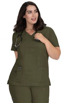koi Basics Becca Women&#39;s 4-Pocket Stretch Scrub Top