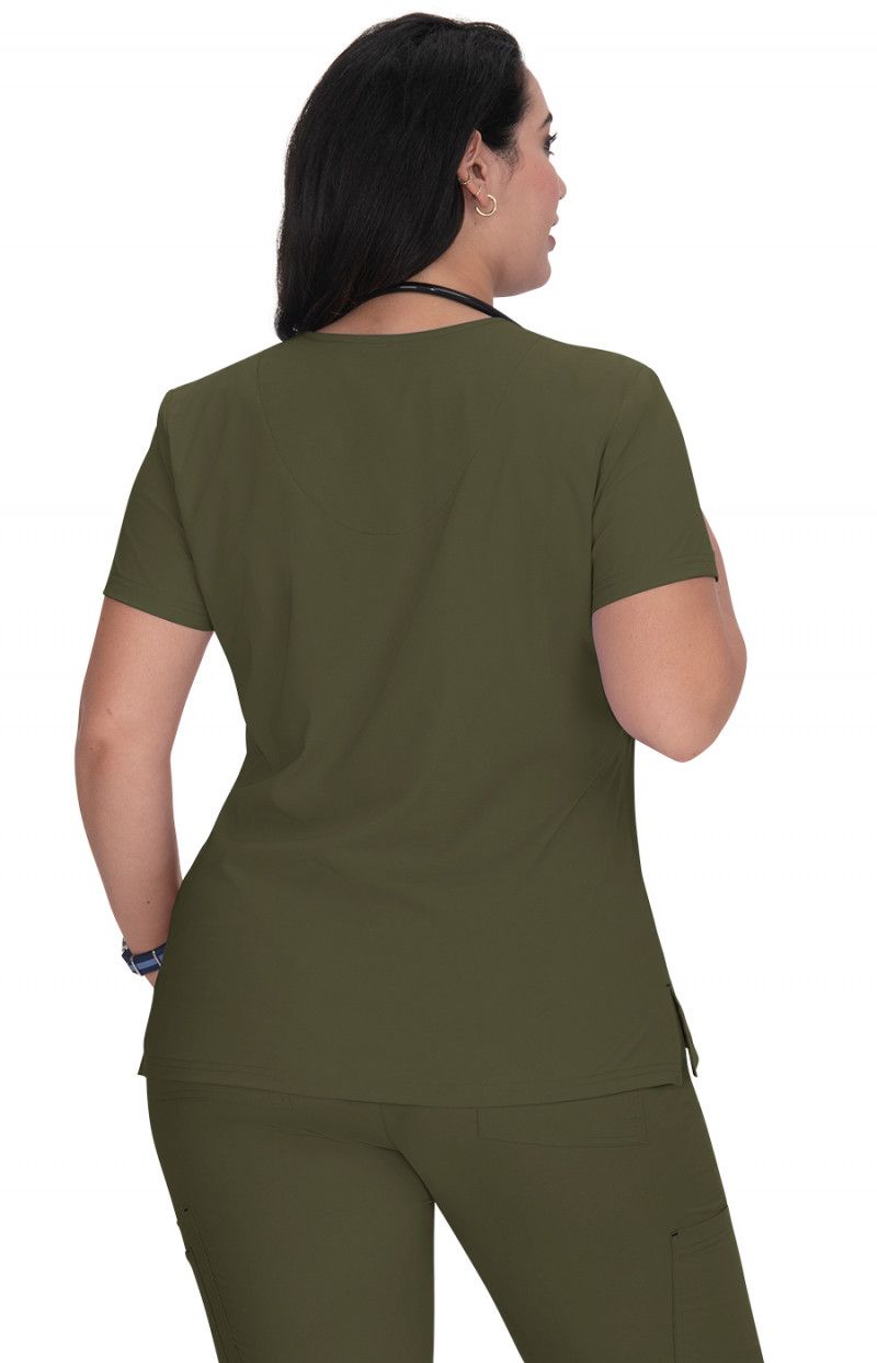 koi Basics Becca Women&#39;s 4-Pocket Stretch Scrub Top