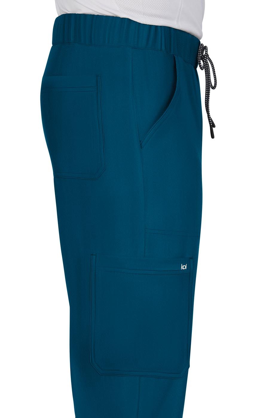 koi Next Gen Make It Happen Men&#39;s 6-Pocket Scrub Pants
