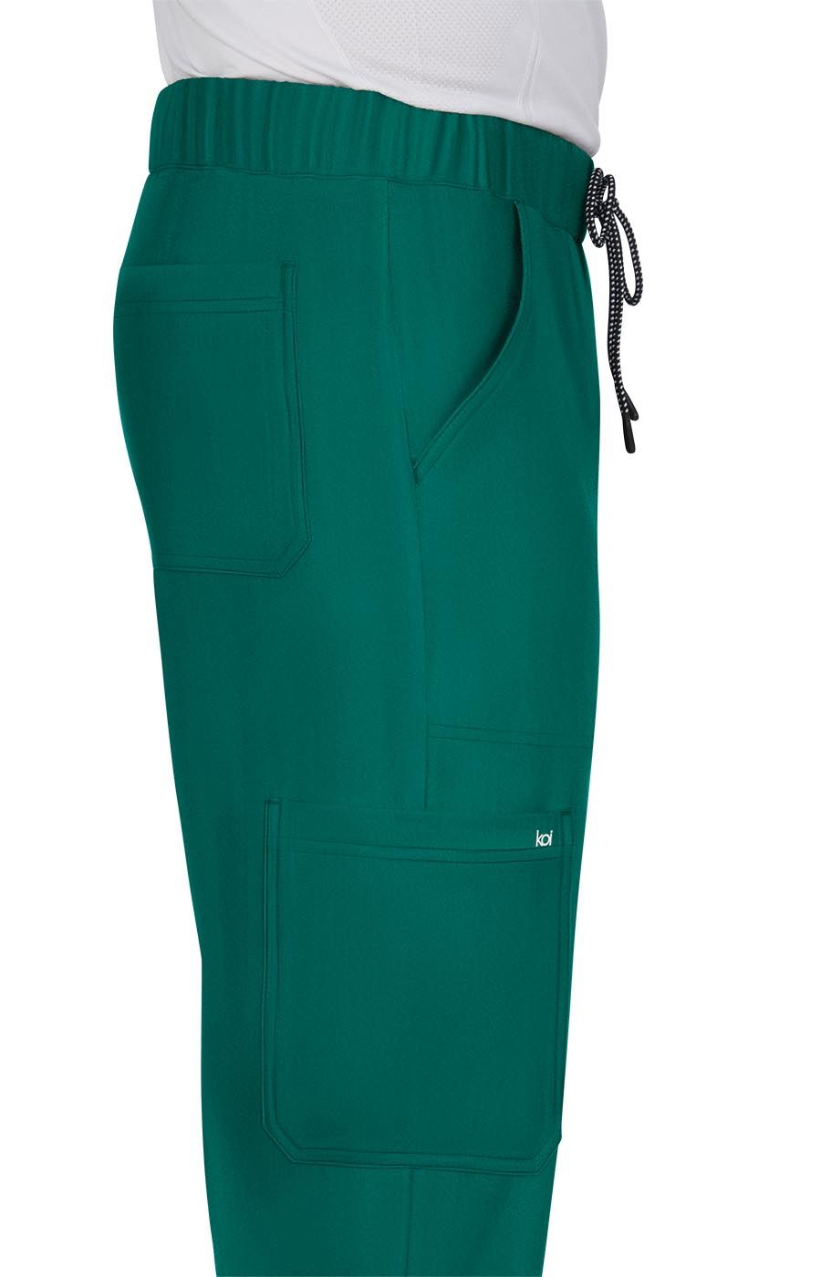 koi Next Gen Make It Happen Men&#39;s 6-Pocket Scrub Pants