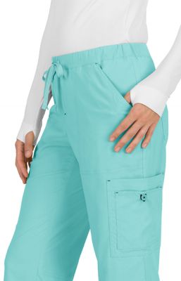 koi Basics Holly Women&#39;s 8-Pocket Stretch Cargo Scrub Pants