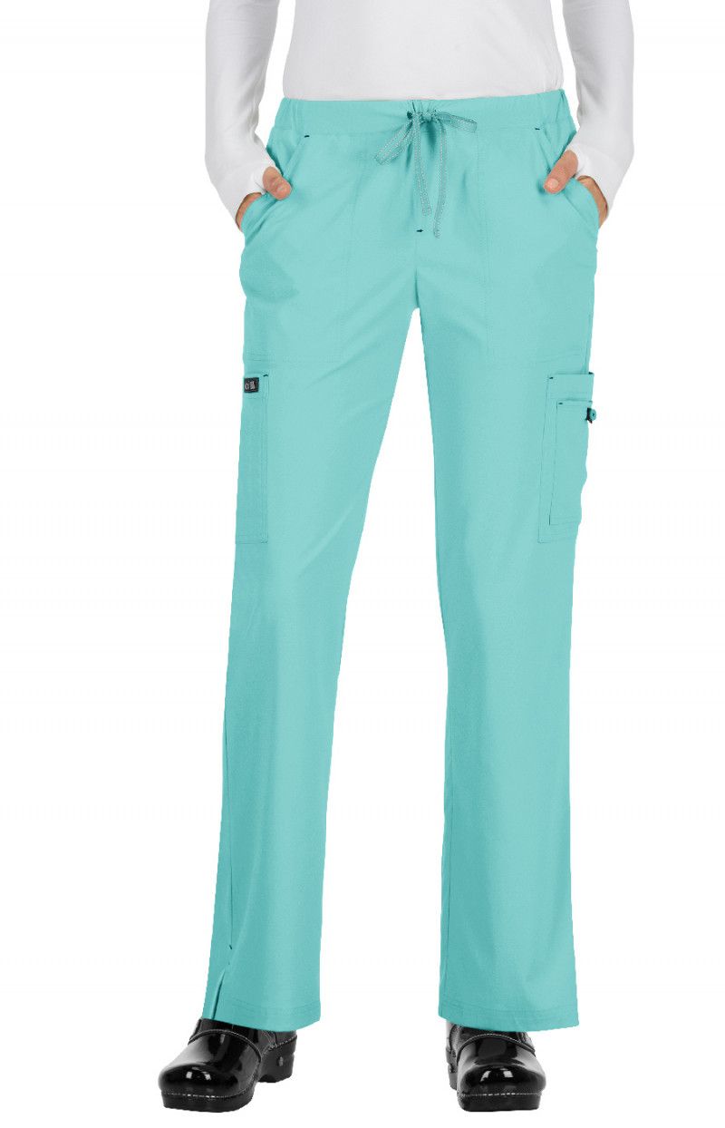 koi Basics Holly Women&#39;s 8-Pocket Stretch Cargo Scrub Pants