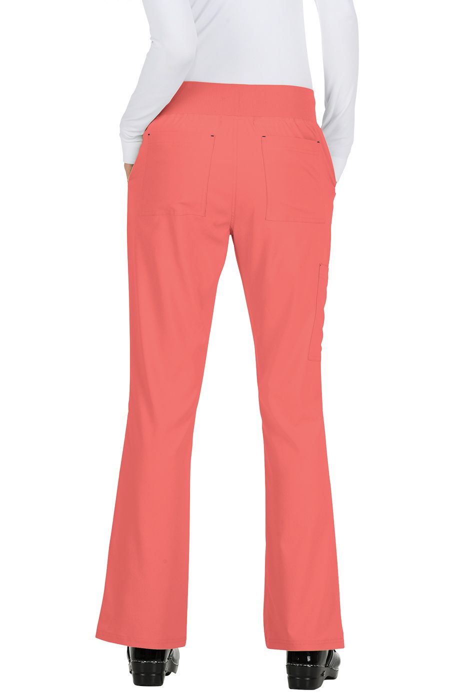 koi Basics Laurie Women&#39;s 6-Pocket Yoga-Style Scrub Pants
