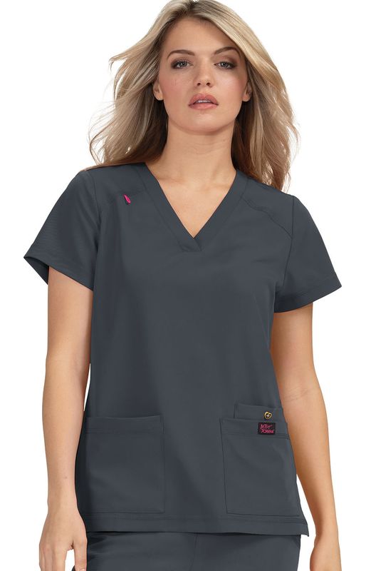 Betsey Johnson Freesia Women&#39;s 3-Pocket Scrub Top