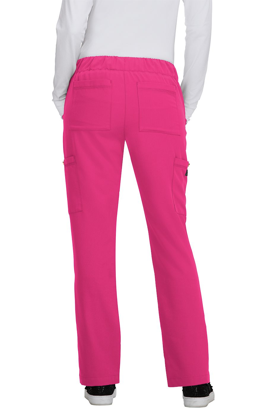 Betsy Johnson Buttercup Women&#39;s 6-Pocket Slim Fit Scrub Pants