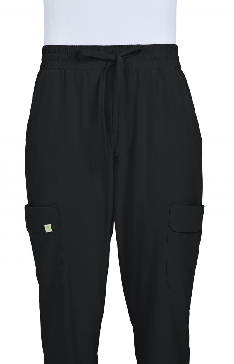 Planet koi Terra Women&#39;s 6-Pocket Jogger-Style Eco-Friendly Scrub Pant