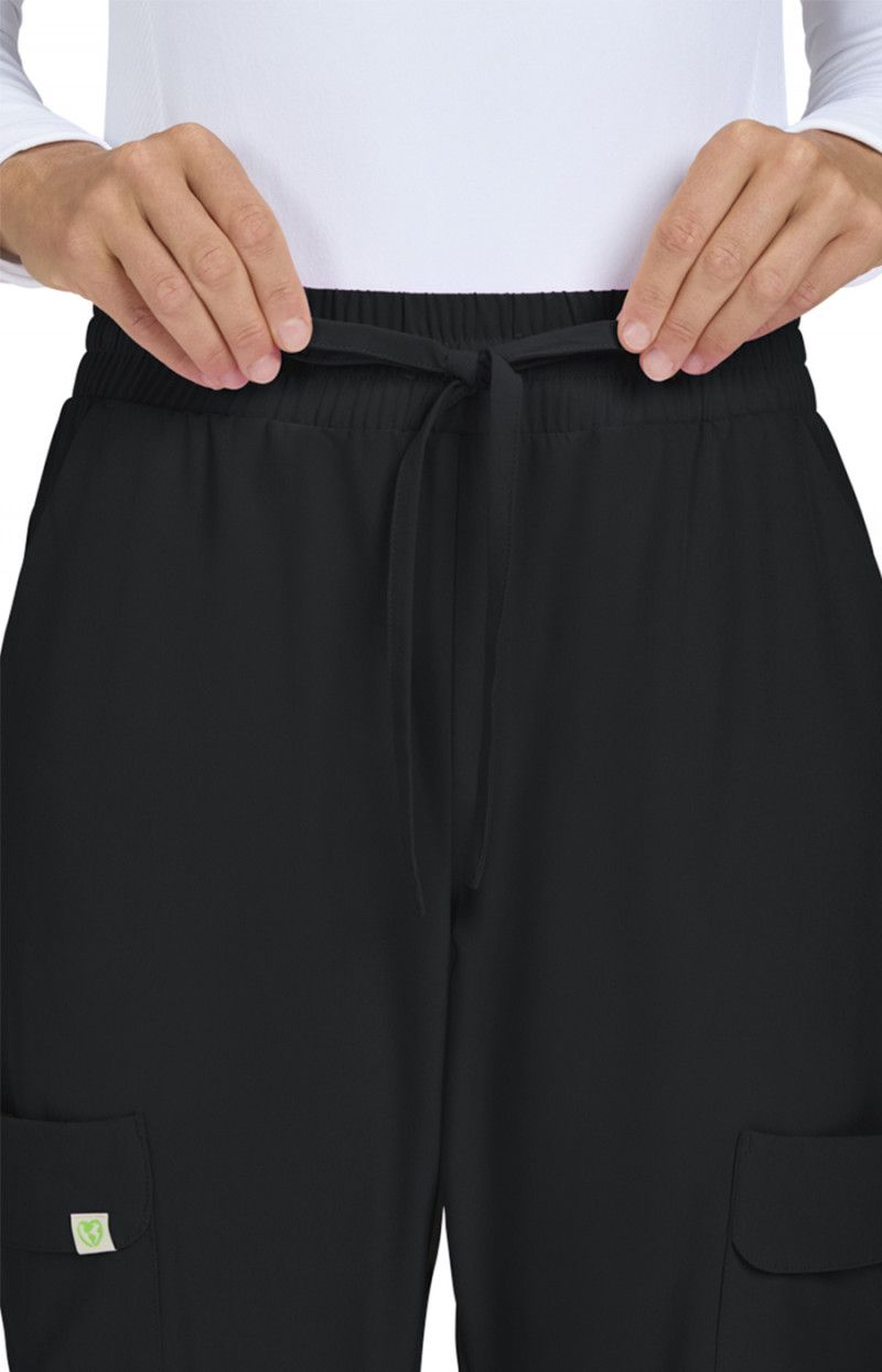 Planet koi Terra Women&#39;s 6-Pocket Jogger-Style Eco-Friendly Scrub Pant